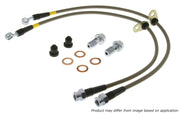 StopTech 94-02 Ford Mustang (Exc Cobra) / 03-04 Mustang Base & GT Stainless Steel Front Brake Lines Stoptech Brake Line Kits