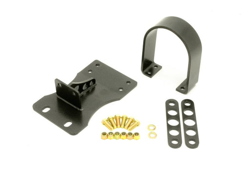 BMR 10-15 5th Gen Camaro V8 Manual/V6 Auto Front Driveshaft Safety Loop - Black Hammertone BMR Suspension Driveshaft Loops