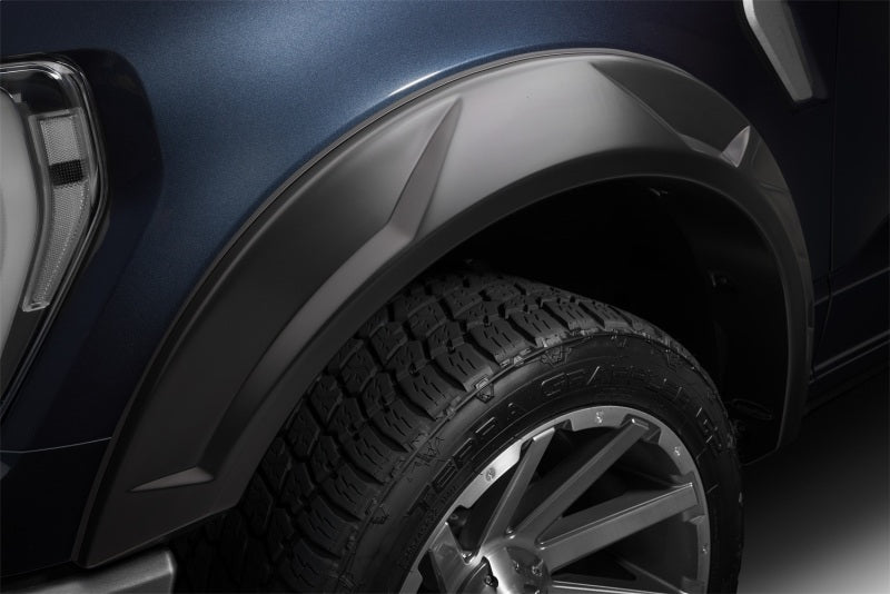Husky Liners 21-24 Ford F-150 (Exl. F150 Lightning) DRT Style Fender Flares (Smooth) 4pc - Blk