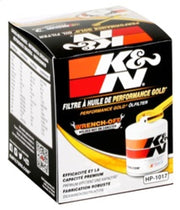 K&N 3.74inch / 2.98 OD Performance Gold Oil Filter K&N Engineering Oil Filters