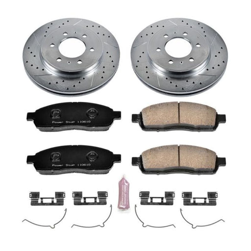 Power Stop 2009 Ford F-150 Front Z23 Evolution Sport Brake Kit PowerStop Brake Kits - Performance D&S