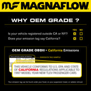 MagnaFlow Universal Catalytic Converter 5.00 C/A 2.5 Spun OEM Magnaflow Catalytic Converter Universal