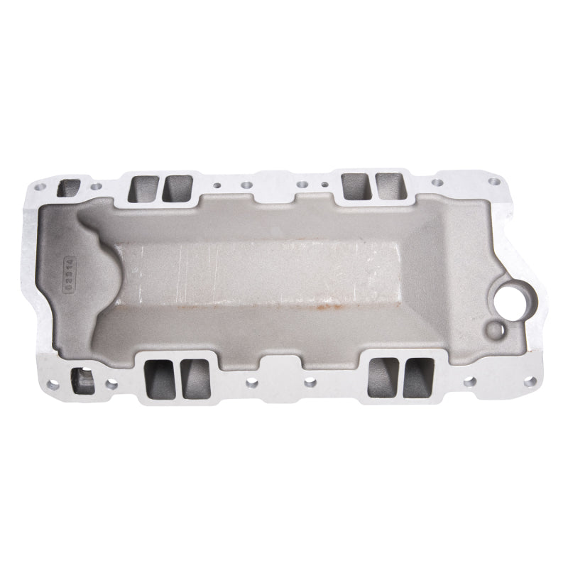 Edelbrock Manifold SBC Performer Air Gap Black Edelbrock Intake Manifolds