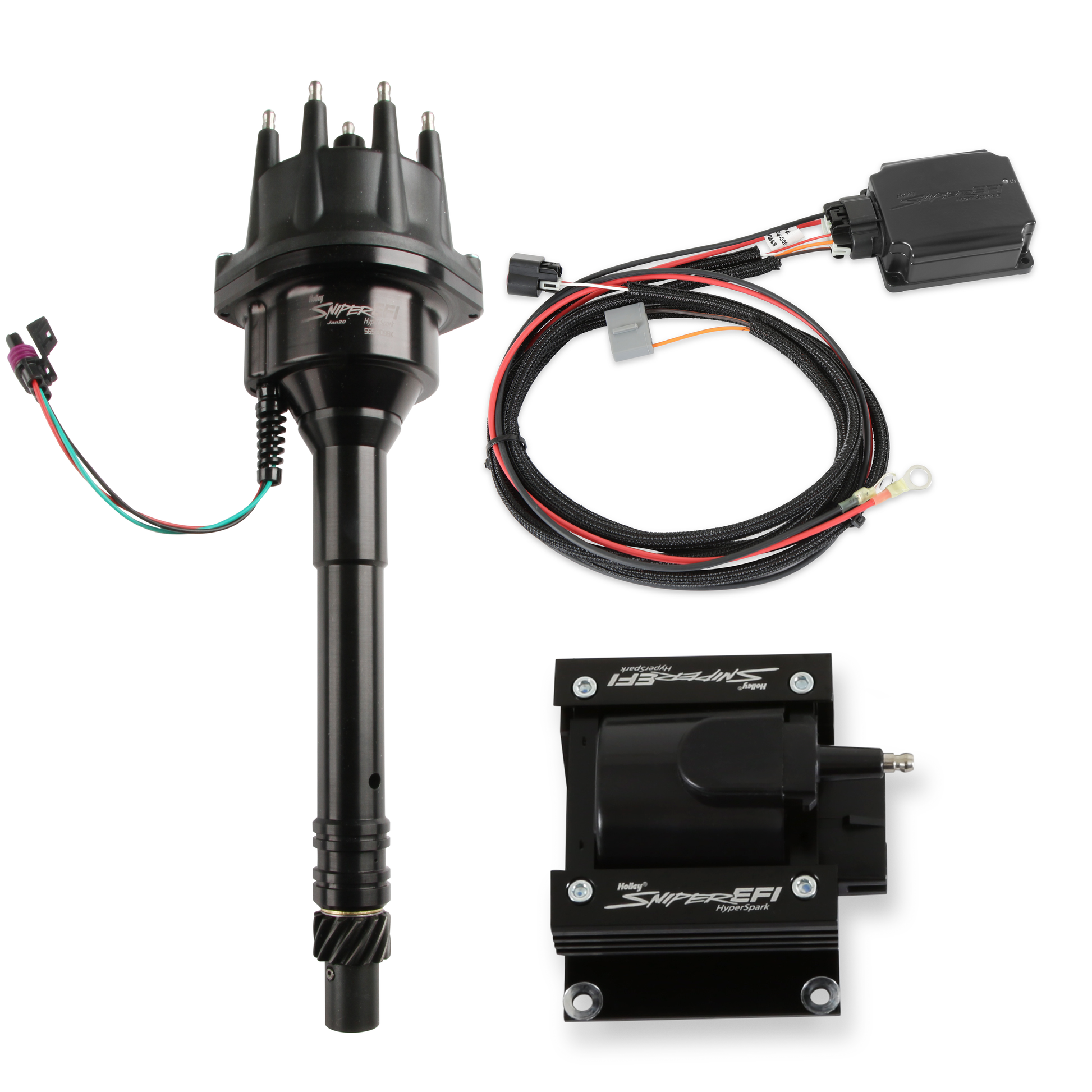 Sniper EFI HyperSpark 2 Ignition System - Tall Deck Chevrolet - Black