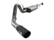 aFe MACHForce XP Exhausts Cat-Back SS 409 EXH Wrinkle Black CB Ford F-150 11-12 V6-3.5L (tt) aFe Catback