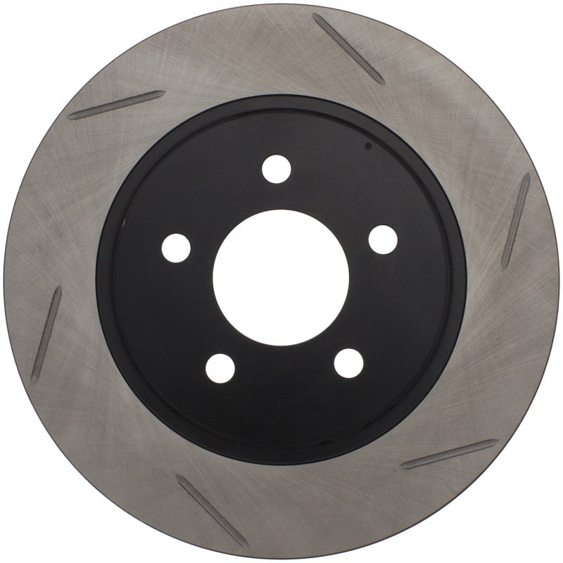 StopTech Power Slot 05-10 Mustang V6/4.0L / GT V8-4.6L Rear Left Slotted Rotor Stoptech Brake Rotors - Slotted