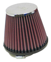 K&N Universal Chrome Filter 2.875in Flange ID / 5.188 Base OD / 3.5in Top OD / 4.438in Height K&N Engineering Air Filters - Universal Fit