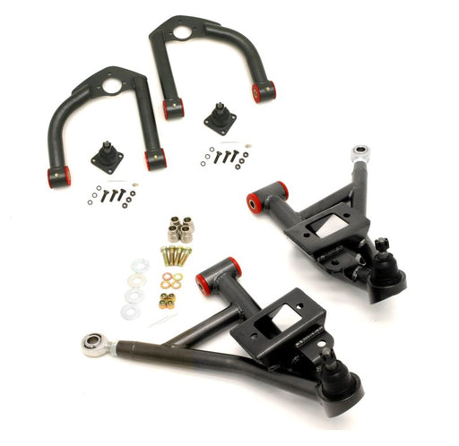 BMR 93-02 F-Body Upper And Lower A-Arm Kit - Black Hammertone BMR Suspension Control Arms
