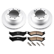 Power Stop 03-05 Ford E-350 Club Wagon Rear Z17 Evolution Geomet Coated Brake Kit PowerStop Brake Kits - Performance Blank