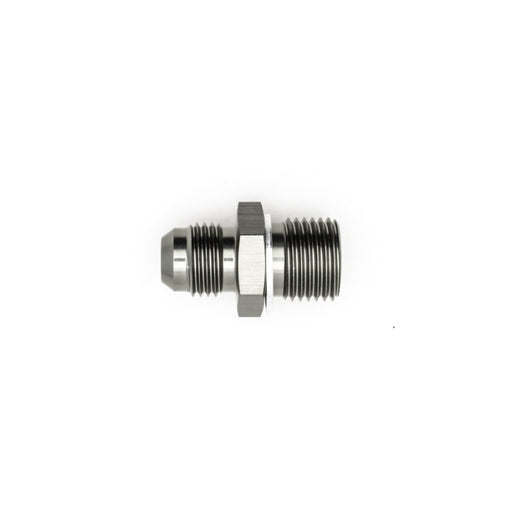 DeatschWerks 6AN Male Flare to M16 X 1.5 Male Metric Adapter (Incl. Crush Washer) - Titanium DeatschWerks Fittings