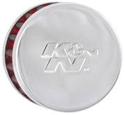 K&N Steel Base Chrome Top Crankcase Vent Filter 1/2in. Vent / 2in. OD / 1-1/2in. Height K&N Engineering Air Filters - Universal Fit