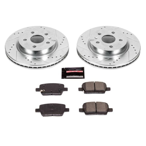 Power Stop 16-18 Cadillac CT6 Rear Z23 Evolution Sport Brake Kit PowerStop Brake Kits - Performance D&S