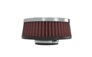 K&N Universal Round Clamp-On Air Filter 2in. Flange / 5-3/8in. OD / 2in. Height K&N Engineering Air Filters - Universal Fit