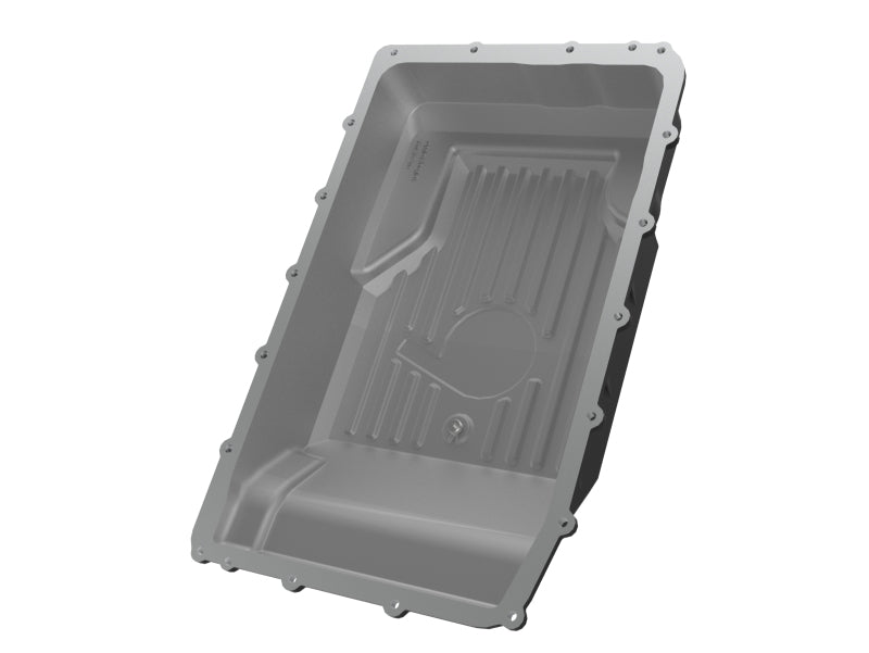 aFe 17-24 Ford F-150 10R60/10R80 Pro Series Rear Transmission Pan Black w/ Machined Fins aFe Diff Covers