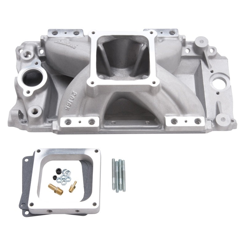 Edelbrock BBC Tall Deck Victor EFI Manifold Dominator Flange Edelbrock Intake Manifolds