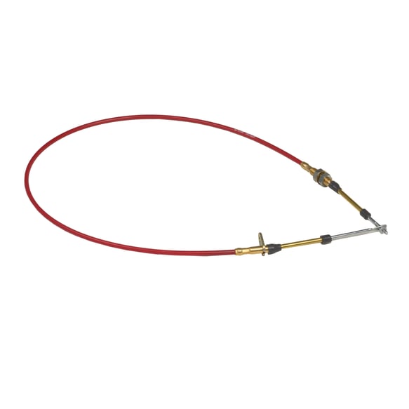 B&M Performance Shifter Cable - 5-Foot Length - Red 80605 B&M Autoparts