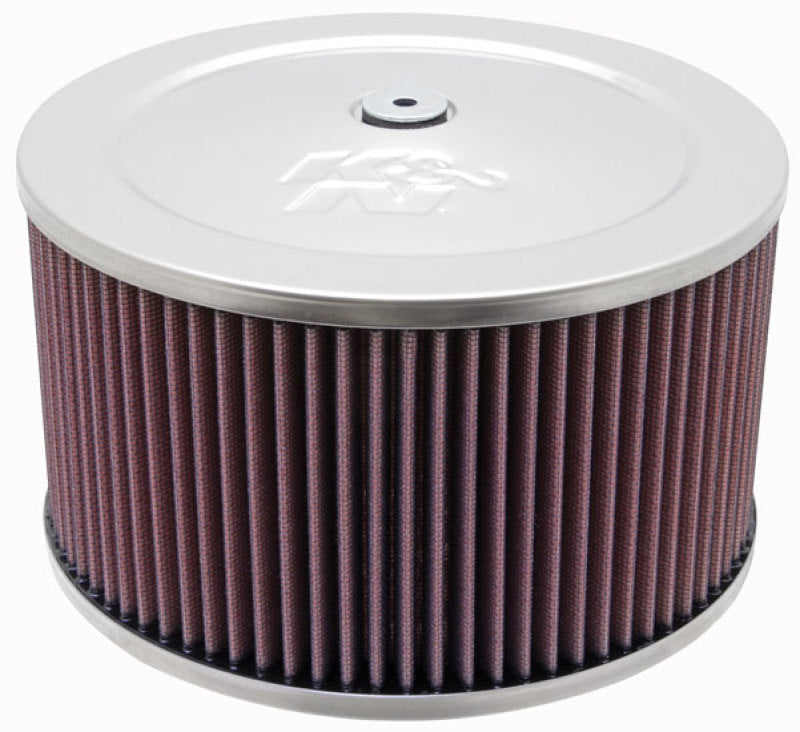 K&N Round Air Filter Assembly 5.125 in FLG / 9in OD / 6.375 in H w/ Vent K&N Engineering Air Filters - Universal Fit