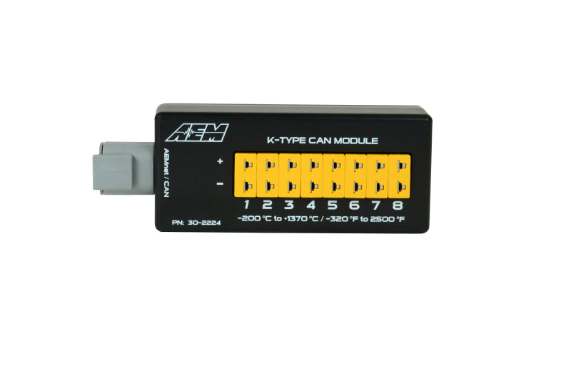 AEM 8 Channel K-Type Thermocouple EGT CAN Module AEM Data Acquisition