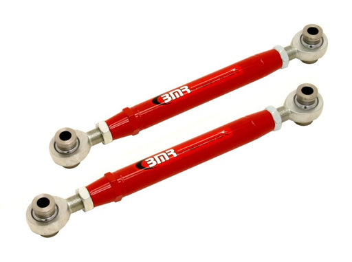 BMR 10-15 5th Gen Camaro Rear Adj. Rod Ends Toe Rods - Red BMR Suspension Suspension Arms & Components