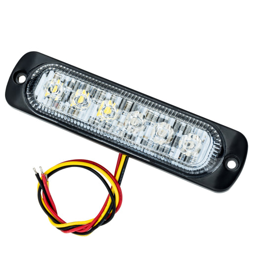 Oracle 6 LED Slim Strobe - Amber ORACLE Lighting Light Bars & Cubes
