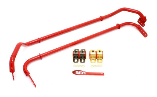 BMR 10-11 5th Gen Camaro Front & Rear Sway Bar Kit w/ Bushings - Red BMR Suspension Sway Bars