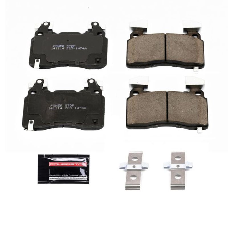 Power Stop 15-19 Cadillac CTS Front Z23 Evolution Sport Brake Pads w/Hardware PowerStop Brake Pads - Performance