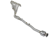 aFe Power Twisted Steel Long Tube Header & Connection Pipes (Street Series) 01-16 Nissan Patrol aFe Headers & Manifolds