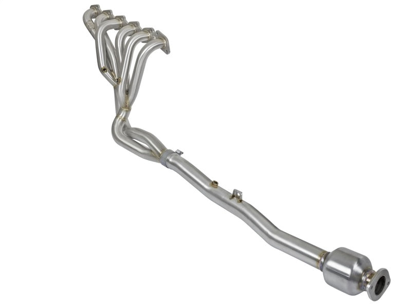 aFe Power Twisted Steel Long Tube Header & Connection Pipes (Street Series) 01-16 Nissan Patrol aFe Headers & Manifolds