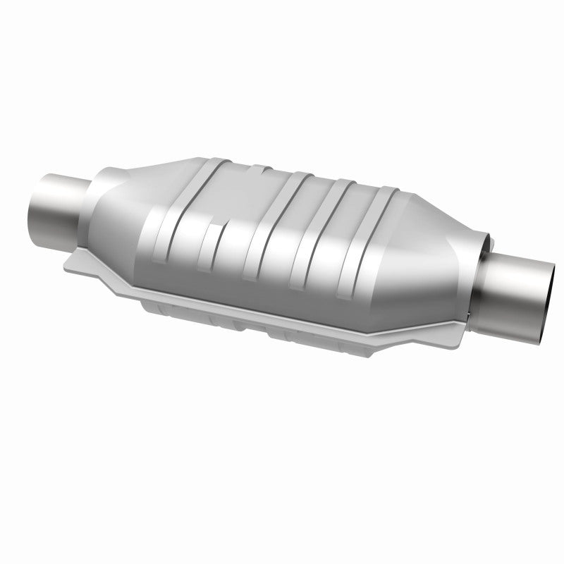 MagnaFlow Univ Cat Conv 2.5in Inlet/Outlet Center/Center Oval 12in Body L x 7in W x 16in Overall L Magnaflow Catalytic Converter Universal