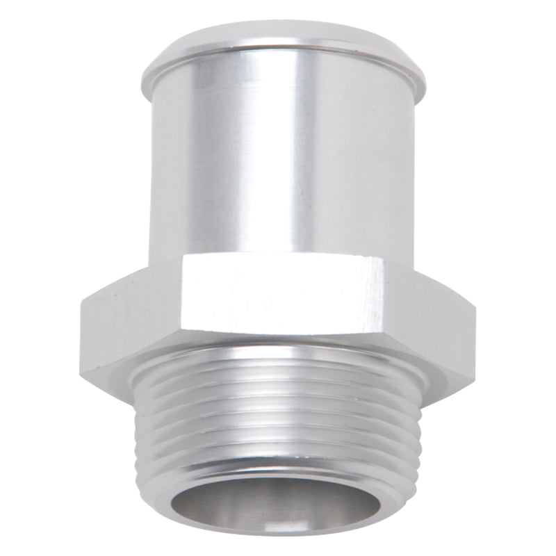 Edelbrock Hose End Straight 3/8In NPT to 5/8In Barb Clear Anodize Edelbrock Fittings