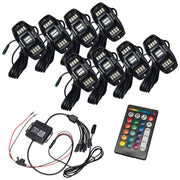 Oracle Underbody RGB+W Wheel Well Rock Light Kit - 8 PCS - ColorSHIFT ORACLE Lighting Light Bars & Cubes