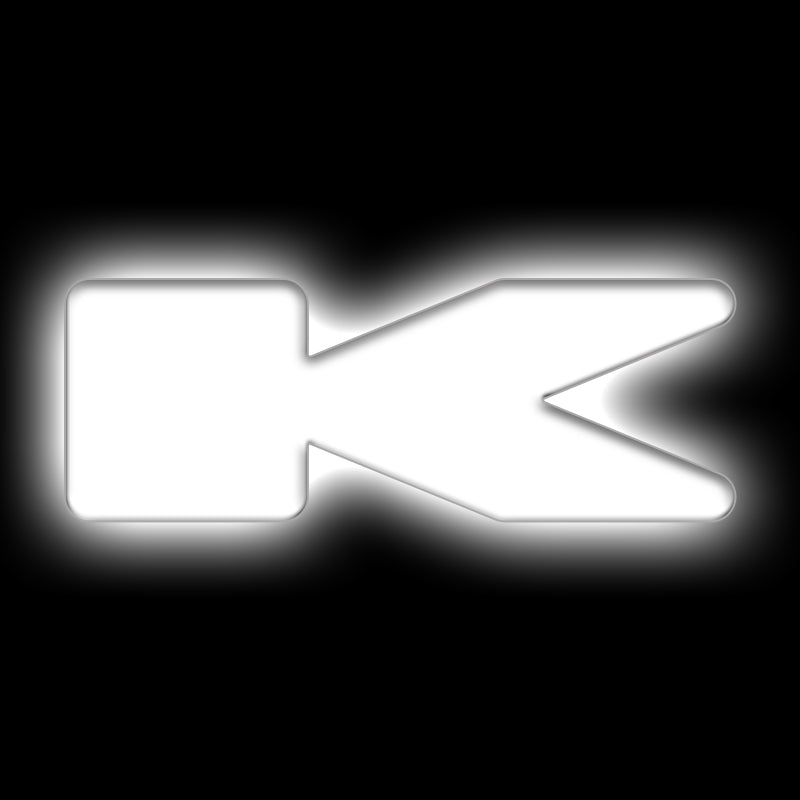 ORACLE Lighting Universal Illuminated LED Letter Badges - Matte Wht Surface Finish - K ORACLE Lighting Light Accessories and Wiring