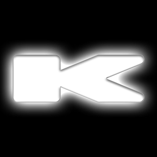 ORACLE Lighting Universal Illuminated LED Letter Badges - Matte Wht Surface Finish - K ORACLE Lighting Light Accessories and Wiring