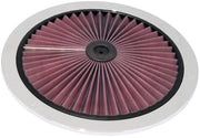 K&N X-Stream Top Filter X-Stream 14 inch OD Chrome K&N Engineering Air Filters - Universal Fit