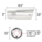 Spectre Exhaust Tip 3-1/2in. OD / Slant Spectre Tips