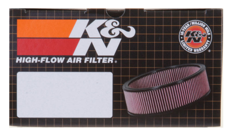 K&N Custom Racing Assembly - Round Tapered - Red 1.656in Neck Flange - 2.25in Over Height K&N Engineering Carburetor Air Cleaners