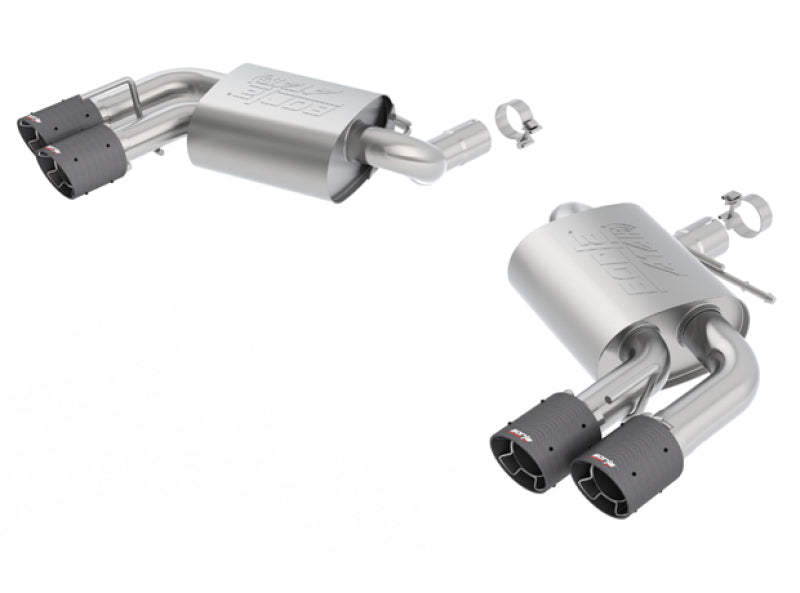 Borla 2016 Chevy Camaro V8 SS AT/MT ATAK Rear Section Exhaust w/o Dual Mode Valves Borla Axle Back