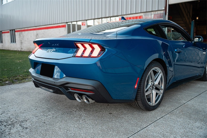 Corsa 2024+ Ford Mustang V8 5.0L 3in Axle-Back Exhaust System w/ Twin 4in Polished Pro-Series Tips CORSA Performance Axle Back