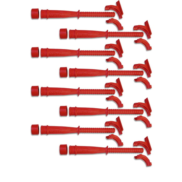 MSD Hemi Tubes, Red 34759 MSD Autoparts