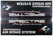 Spectre 10-12 Chevy Camaro V8-6.2L F/I Air Intake Kit - Clear Anodized w/Red Filter Spectre Cold Air Intakes