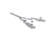 MBRP 2024+ Ford Mustang 5.0L Alum. SS 3in Cat-Back Dual Split Exhaust w/ Quad Tips (Valve Delete) MBRP Catback