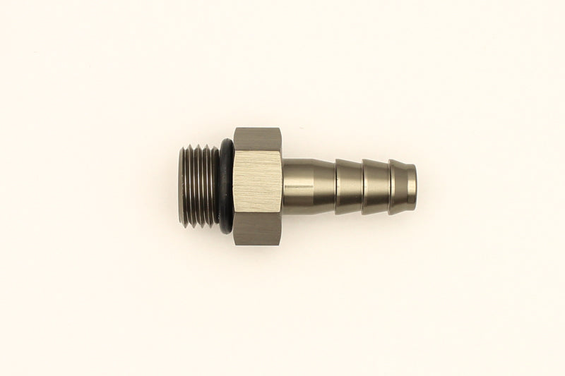 DeatschWerks 6AN ORB Male To 5/16in. Male Triple Barb Fitting (Incl. O-Ring) DeatschWerks Fittings