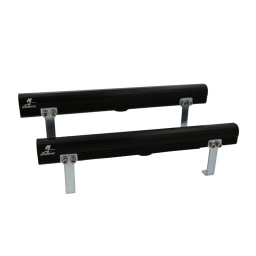 Aeromotive Edelbrock SBC Victor E Fuel Rails - Black Aeromotive Fuel Rails