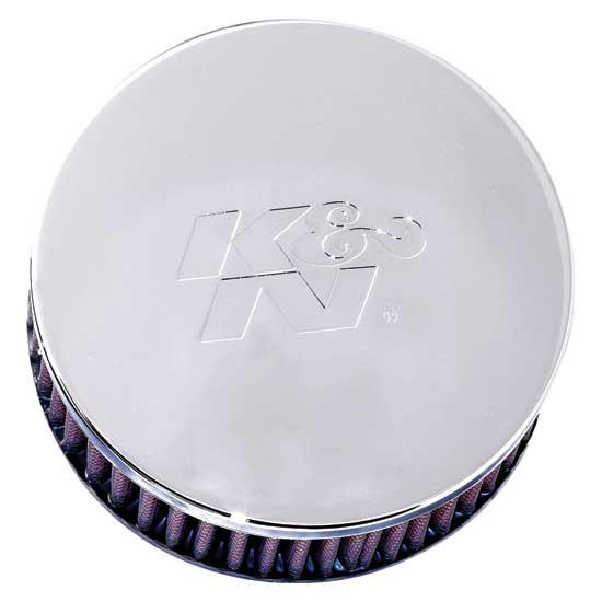 K&N Universal Chrome Filter 2.438in Flange ID x 5.125in OD x 2in H K&N Engineering Air Filters - Universal Fit