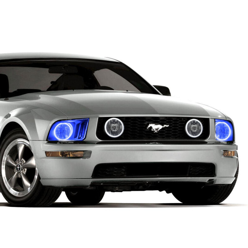 Oracle Ford Mustang 05-09 Halo Kit - ColorSHIFT w/ BC1 Controller ORACLE Lighting Headlights