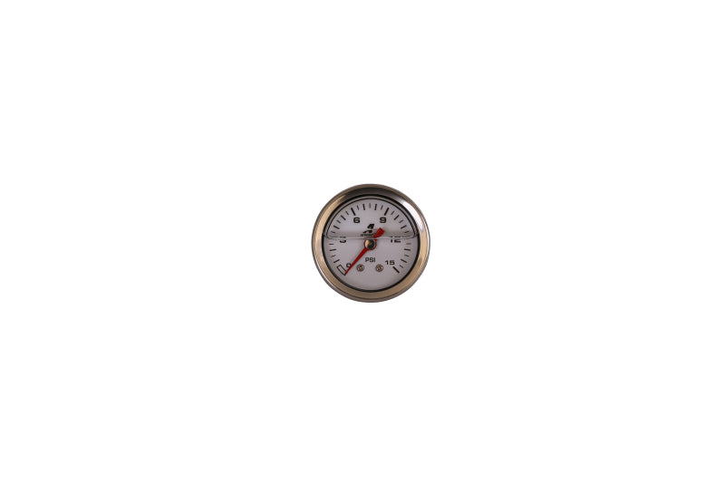 Aeromotive 0-15 PSI Fuel Pressure Gauge Aeromotive Gauges