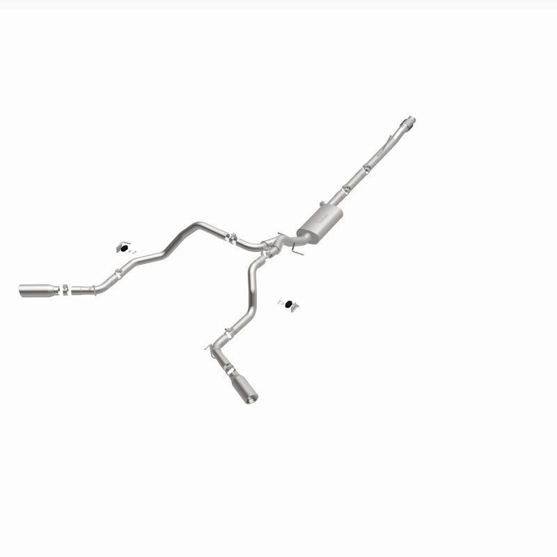 MagnaFlow 2019 Chevy Silverado 1500 V8 5.3L Street Series Dual Split Exit Exhaust w/ Polished Tips