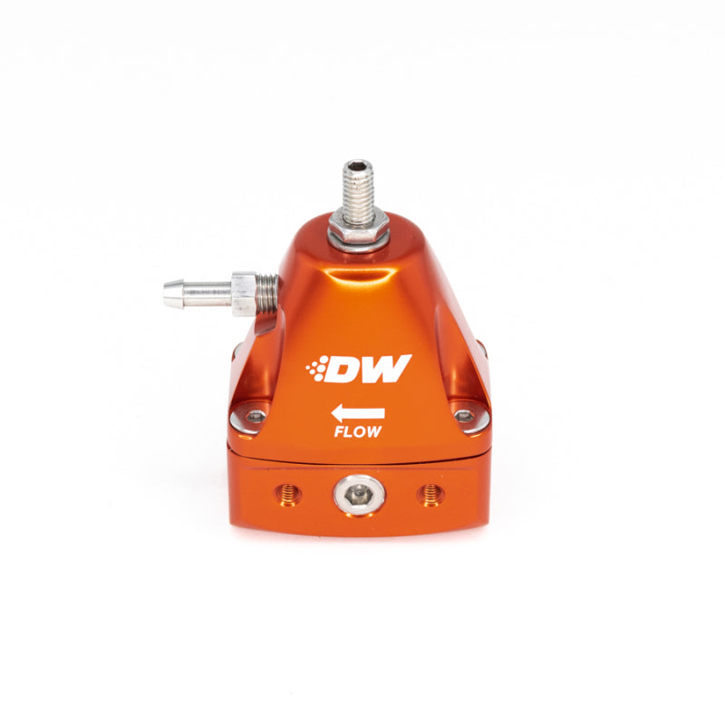 DeatschWerks DWR1000iL In-Line Adjustable Fuel Pressure Regulator - Orange DeatschWerks Fuel Pressure Regulators