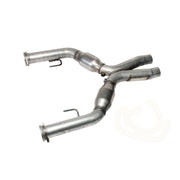 BBK 05-10 Mustang 4.6 Short Mid X Pipe With Catalytic Converters 2-3/4 For BBK Long Tube Headers BBK X Pipes