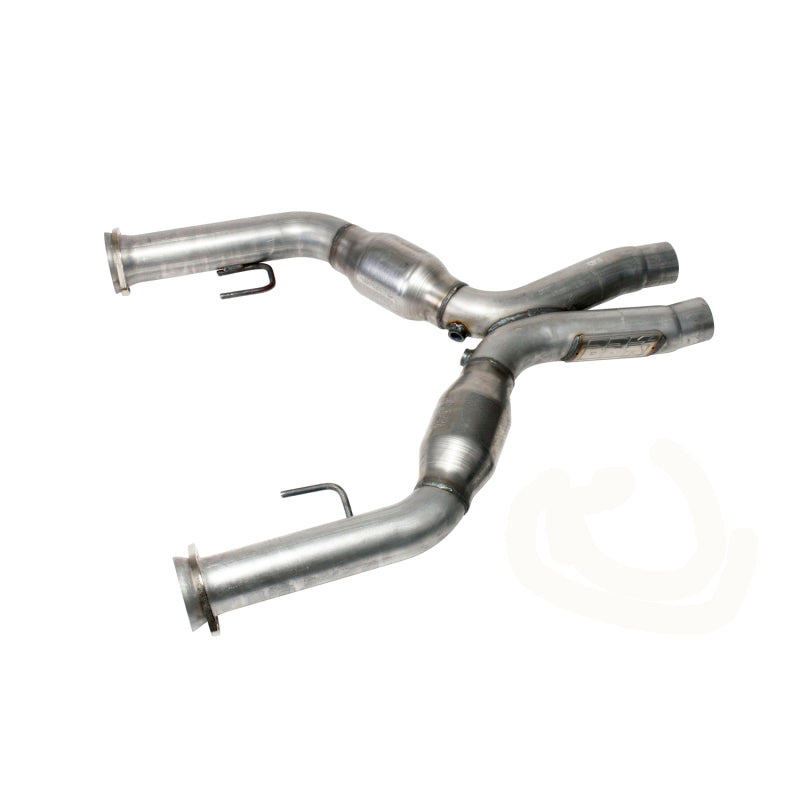 BBK 05-10 Mustang 4.6 Short Mid X Pipe With Catalytic Converters 2-3/4 For BBK Long Tube Headers BBK X Pipes